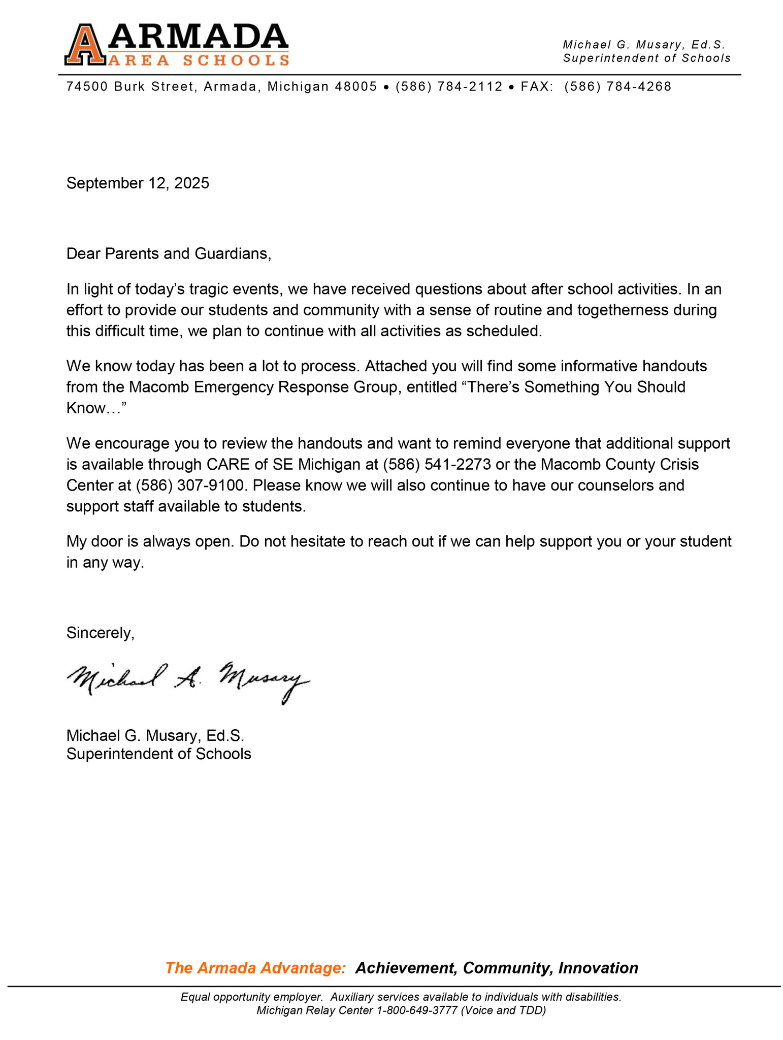 2nd letter