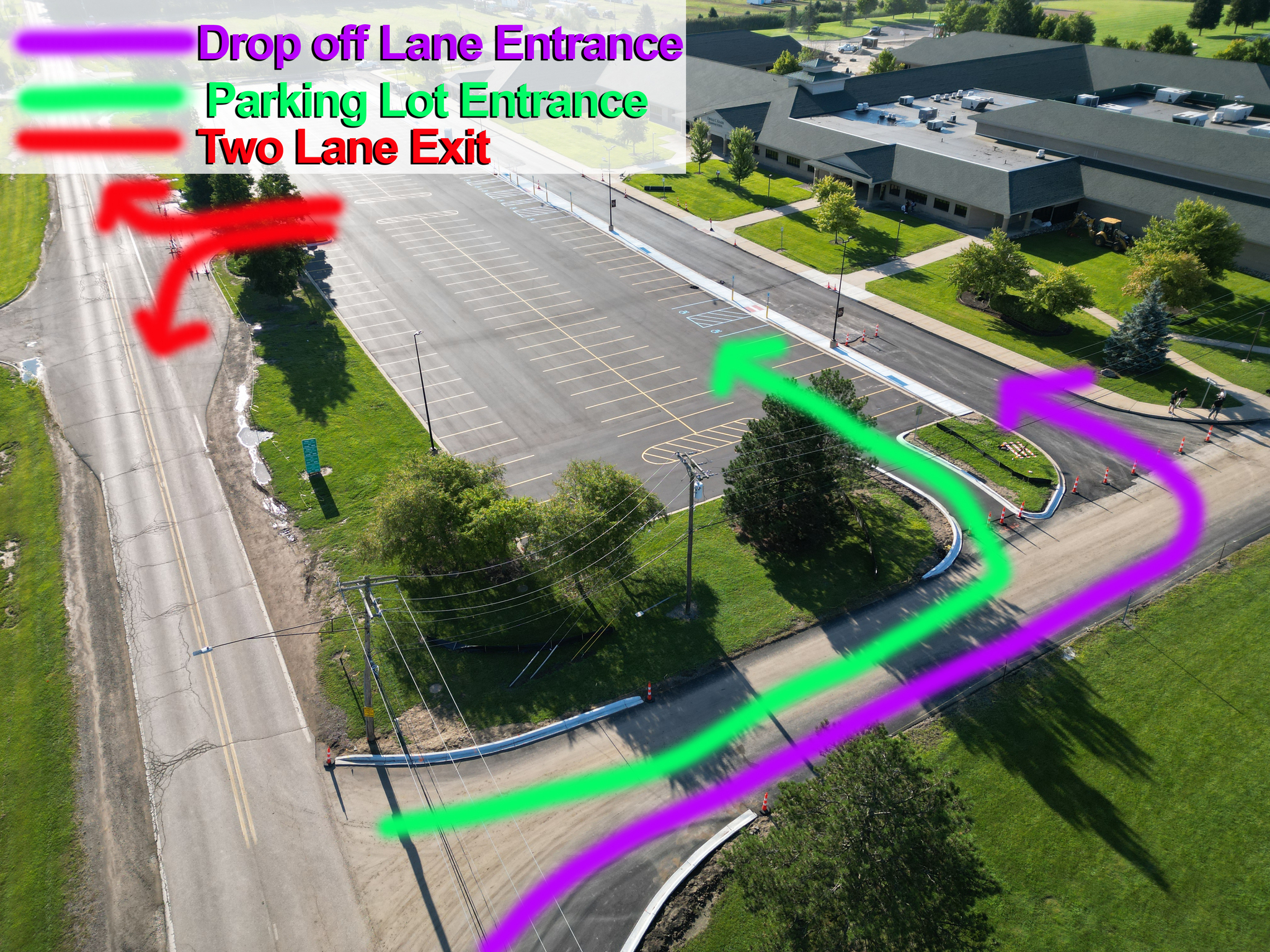 parking lot diagram